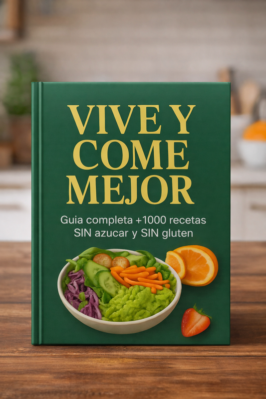 Guía completa +1000 recetas SIN Azúcar y SIN Gluten.